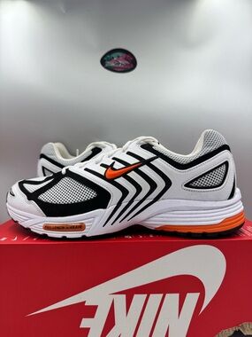 Nike Air Pegasus 2005 White Black Safety Orange BRAND NEW Size 12